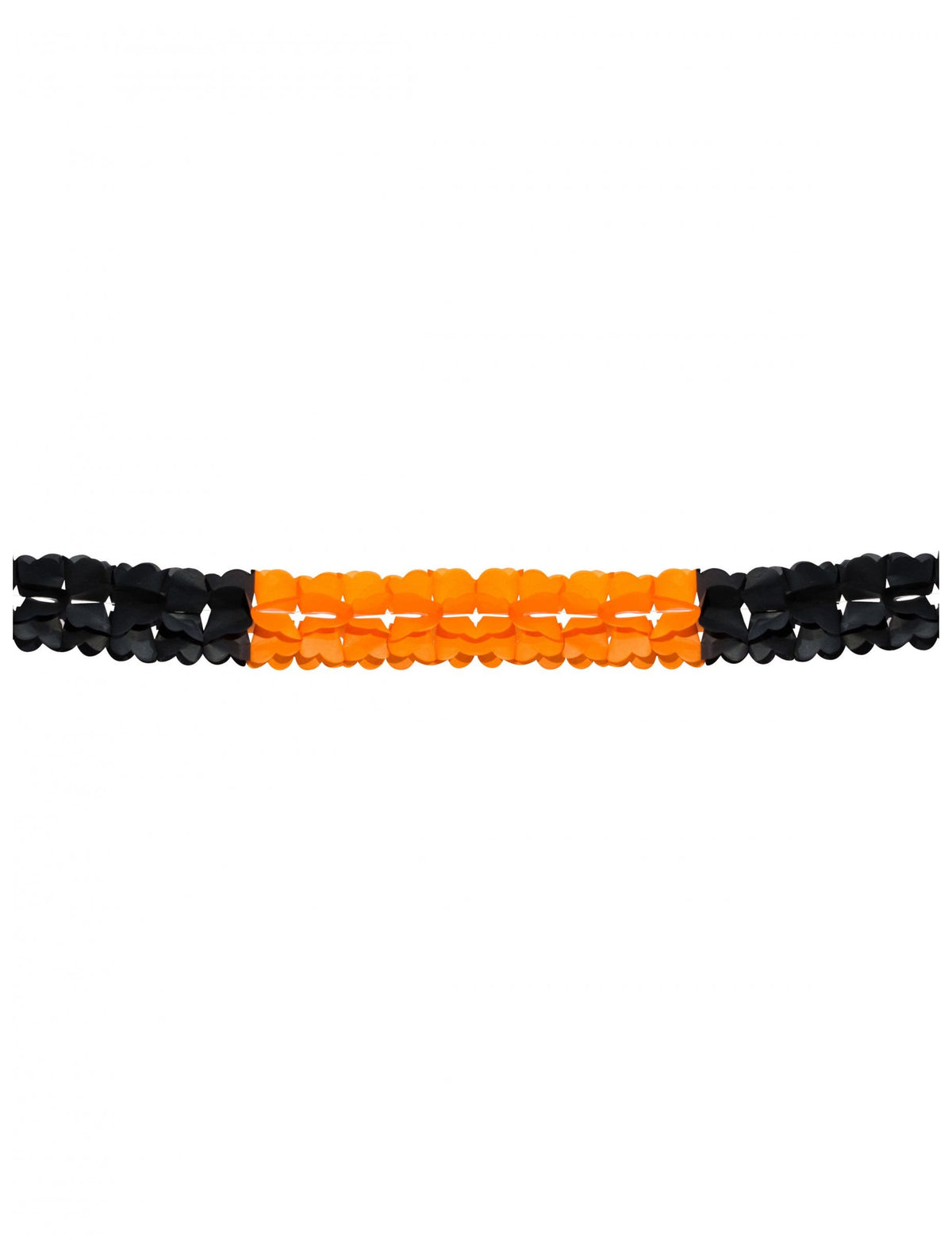 Guirlande Halloween pour décoration orange et noir