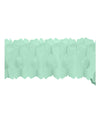 Guirlande papier zinnia pour décoration menthe