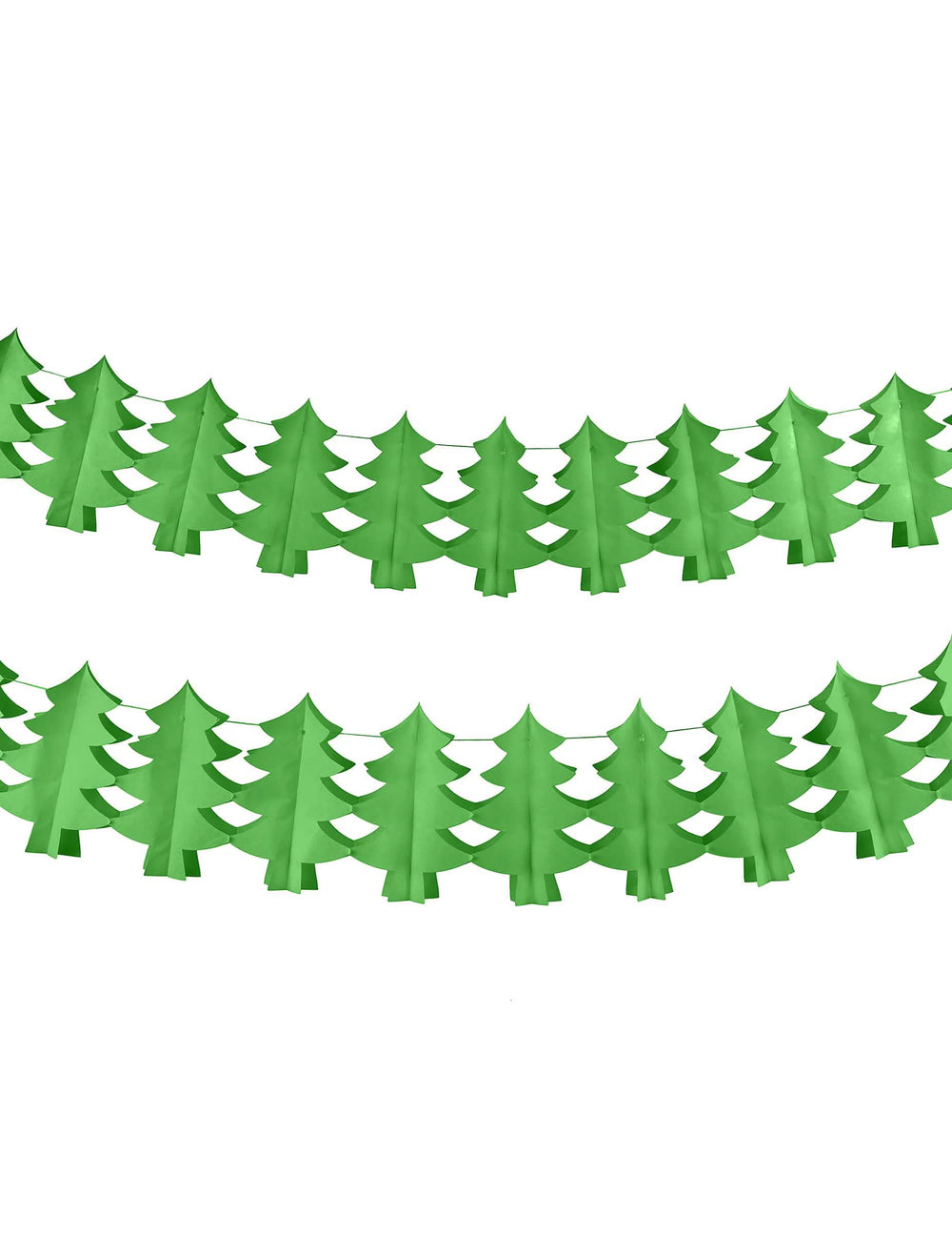Guirlanda de pinheiro para decoração de festa verde ignífuga