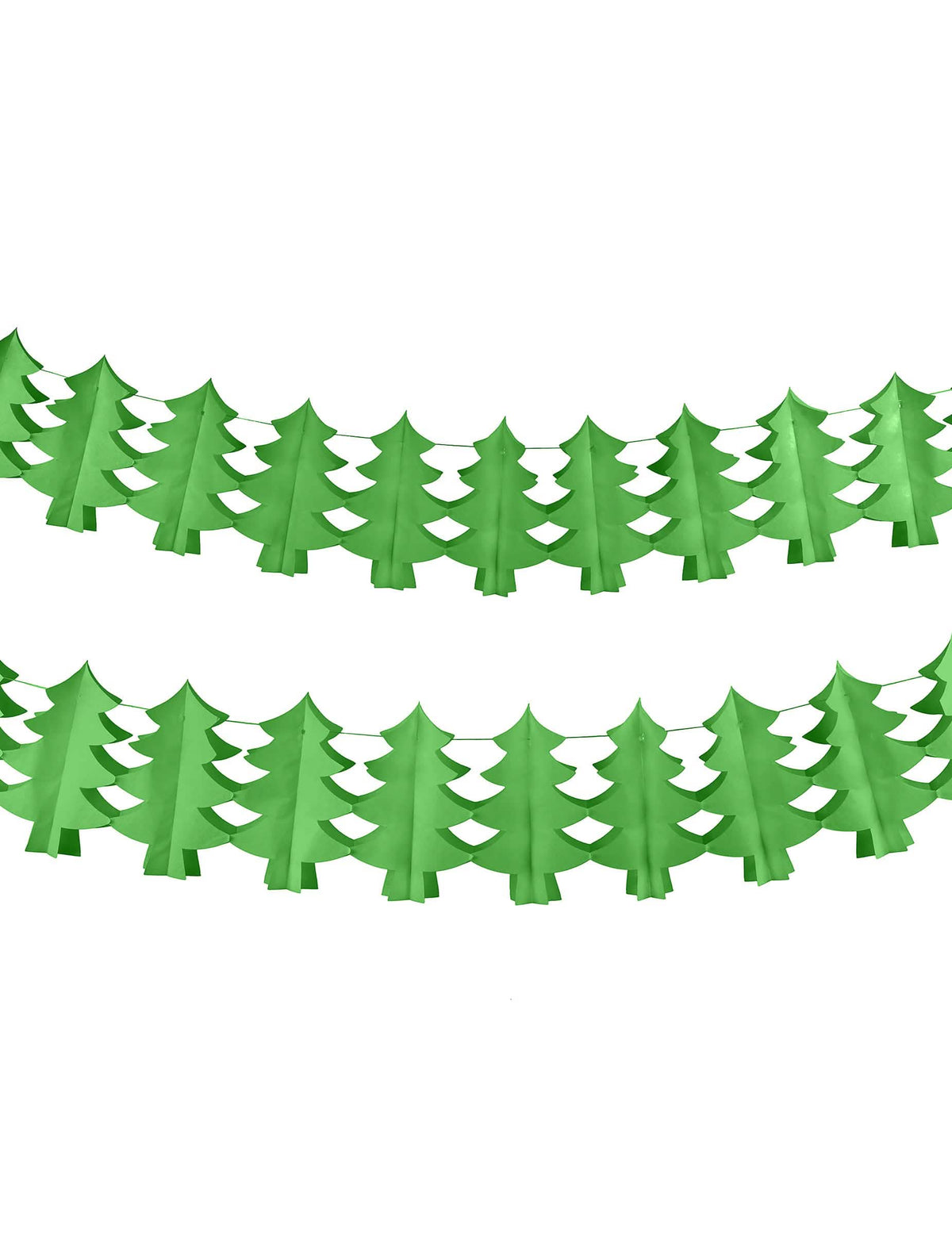 Guirlanda de pinheiro para decoração de festa verde ignífuga