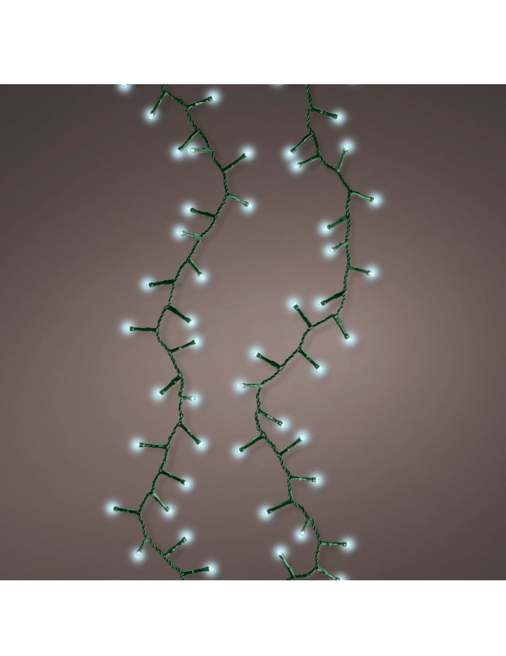 Guirlande lumineuse 400 LED pour décoration blanche 10 m avec 8 fonctions