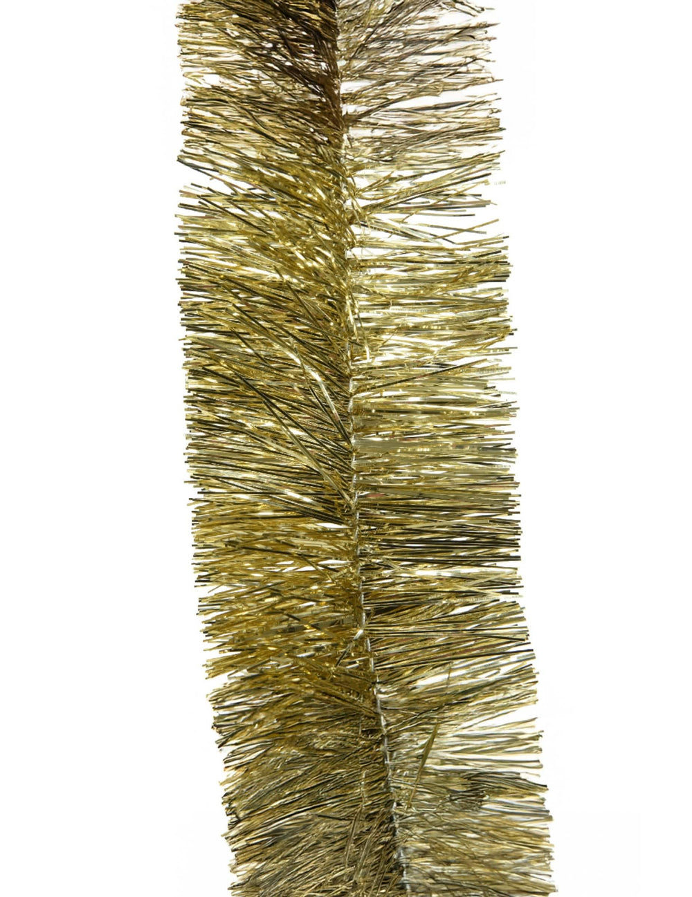 Guirlanda cintilante dourada para árvore de Natal, decoração chique