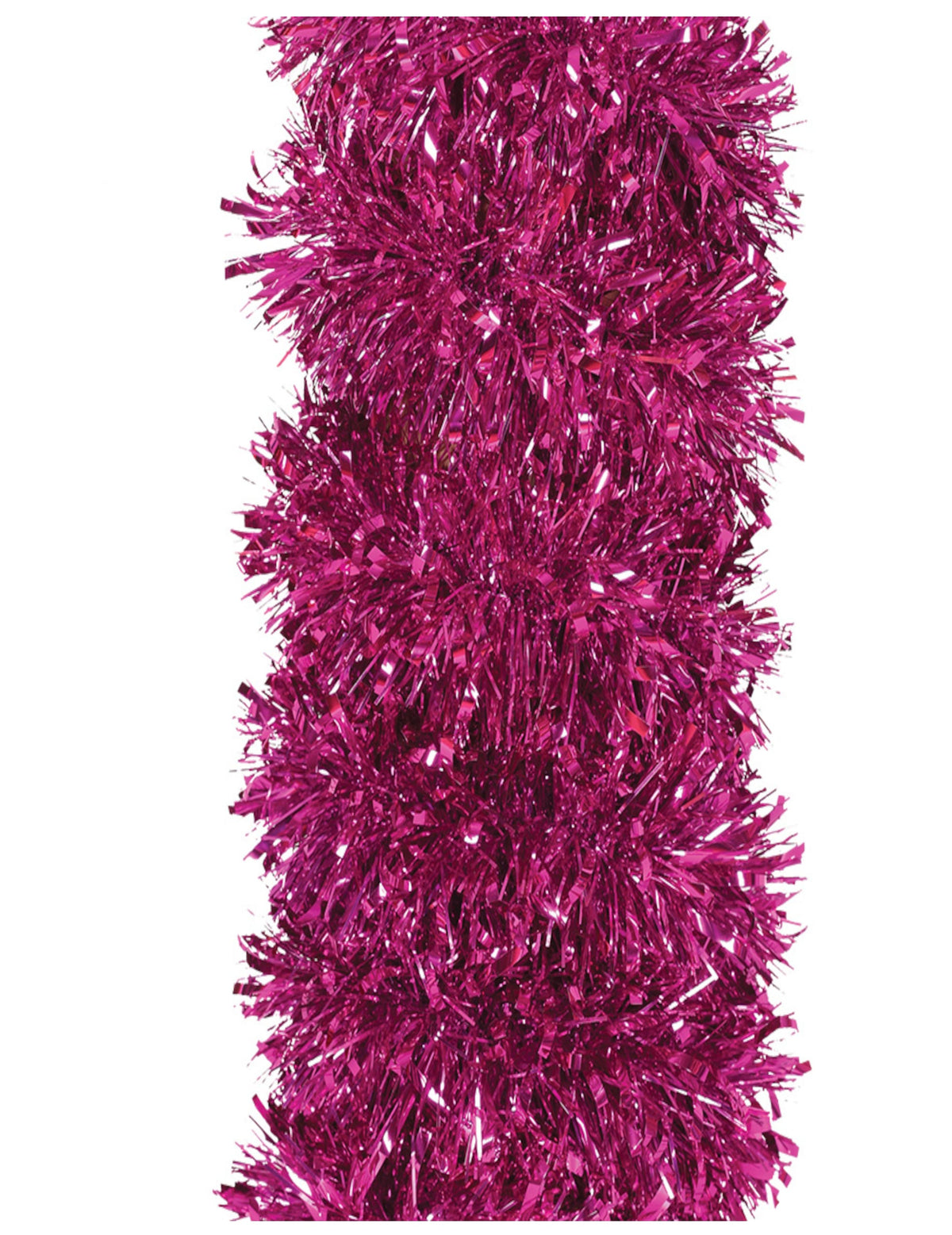 Guirlande de sapin de Noël pour fête fuchsia brillante