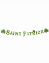 Guirlande Saint Patrick pour décoration verte avec trèfles