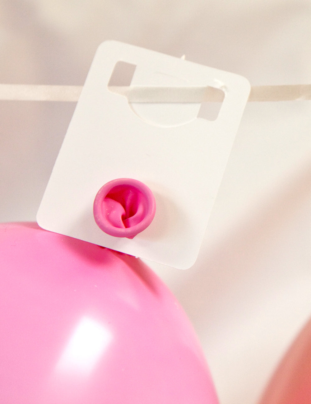Guirlande support pour 24 ballons kit arche pour fête 8 m blanc