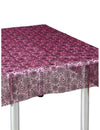 Nappe toile d'araignée pour Halloween rose et noire
