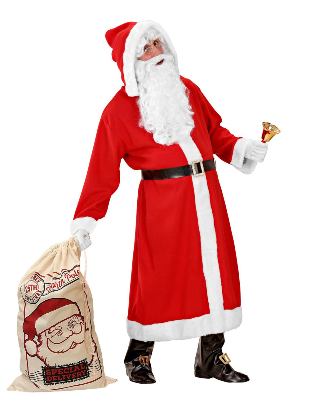 Mise en scène de la hotte de Noël Père Noël