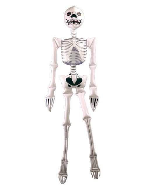 Decoração carry me de esqueleto para halloween branco e preto