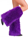 Jambières à poils pour adulte violettes