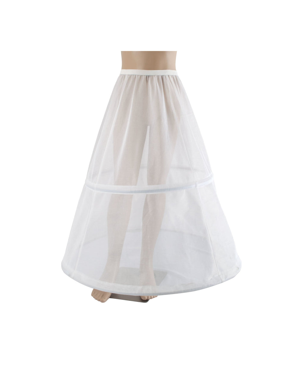 Jupon bouffant pour enfant blanc à cerceaux