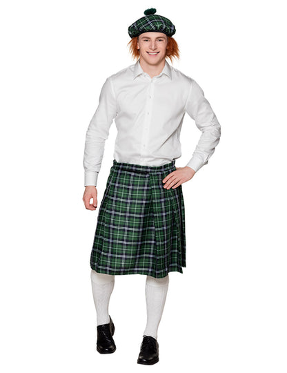 Vue d'ensemble de la tenue du kilt écossais pour homme