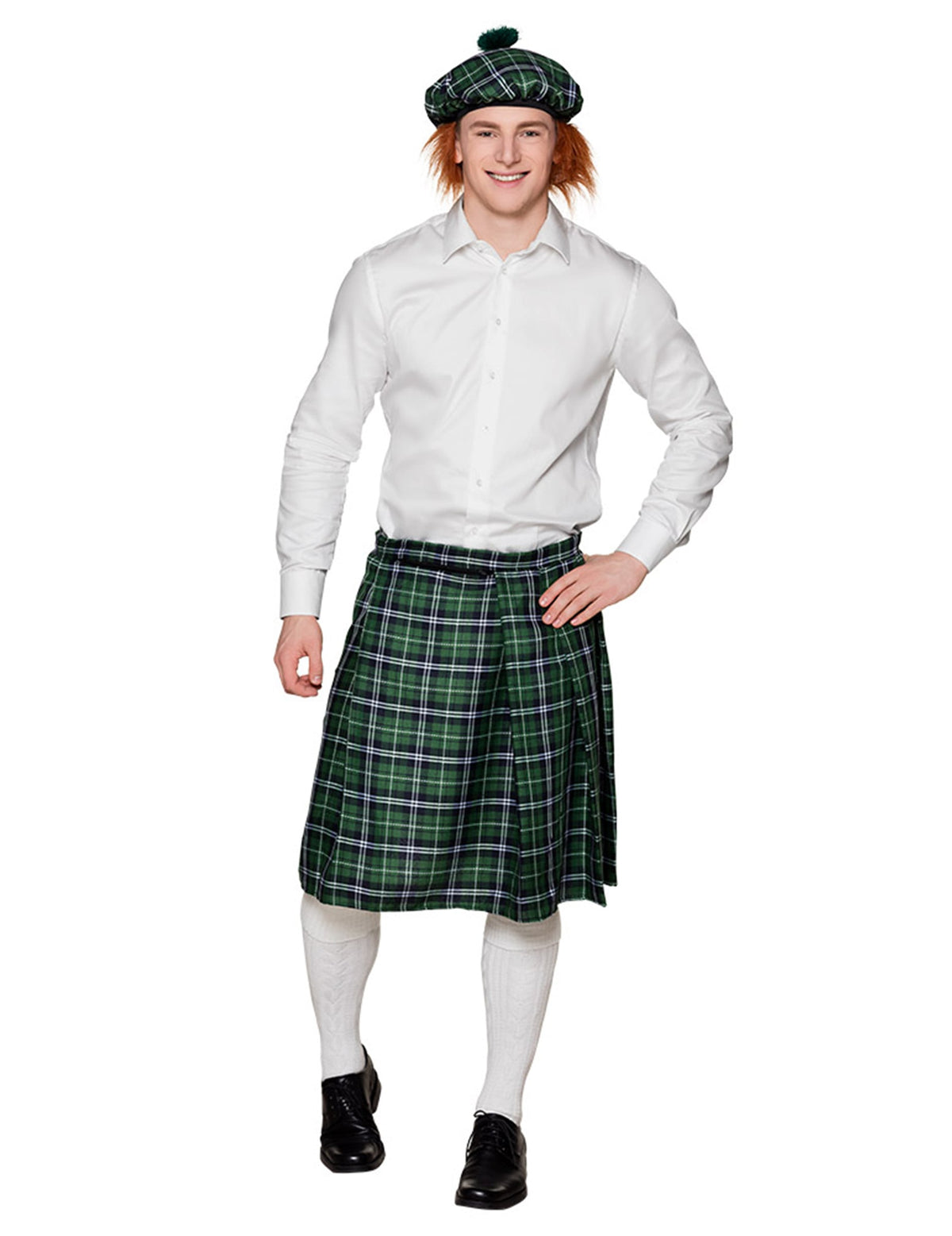 Vue d'ensemble de la tenue du kilt écossais pour homme