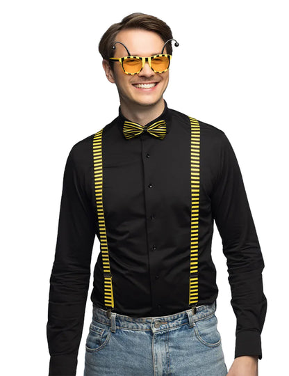 Vue de face du kit accessoires abeille pour adulte