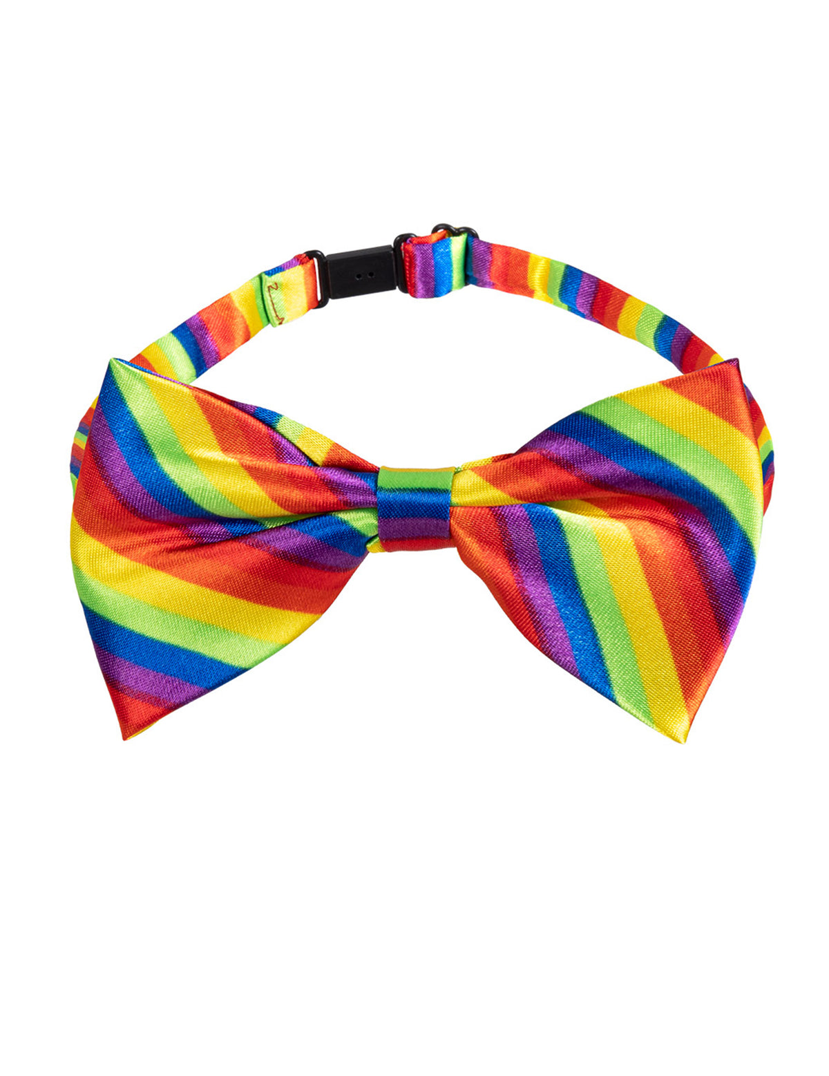 Vue du nœud papillon du kit d'accessoires arc en ciel