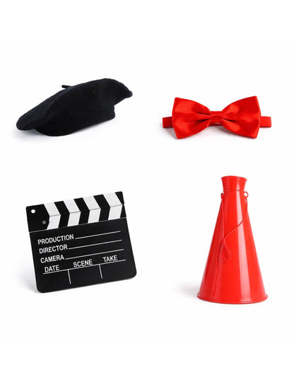 Kit de acessórios de realizador de cinema para adulto