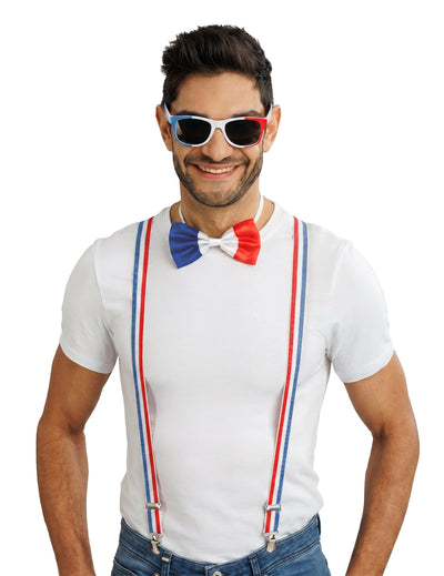 Kit de acessórios de adepto França adulto