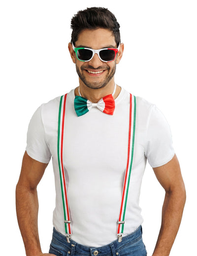 Kit de acessórios de adepto Itália adulto