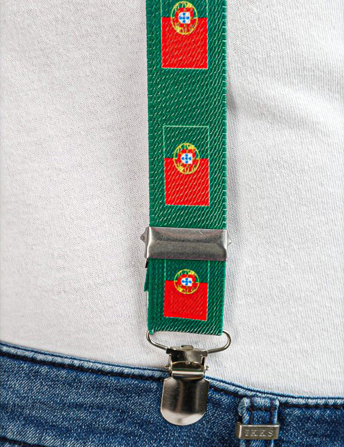 Kit de acessórios de adepto Portugal adulto