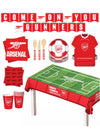 Kit de aniversário Arsenal Football Club 44 peças