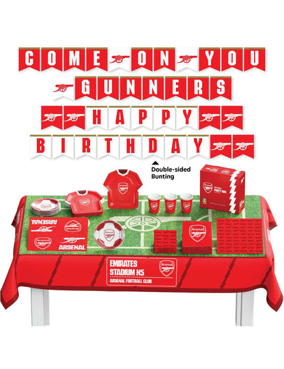 Kit de aniversário Arsenal Football Club 44 peças
