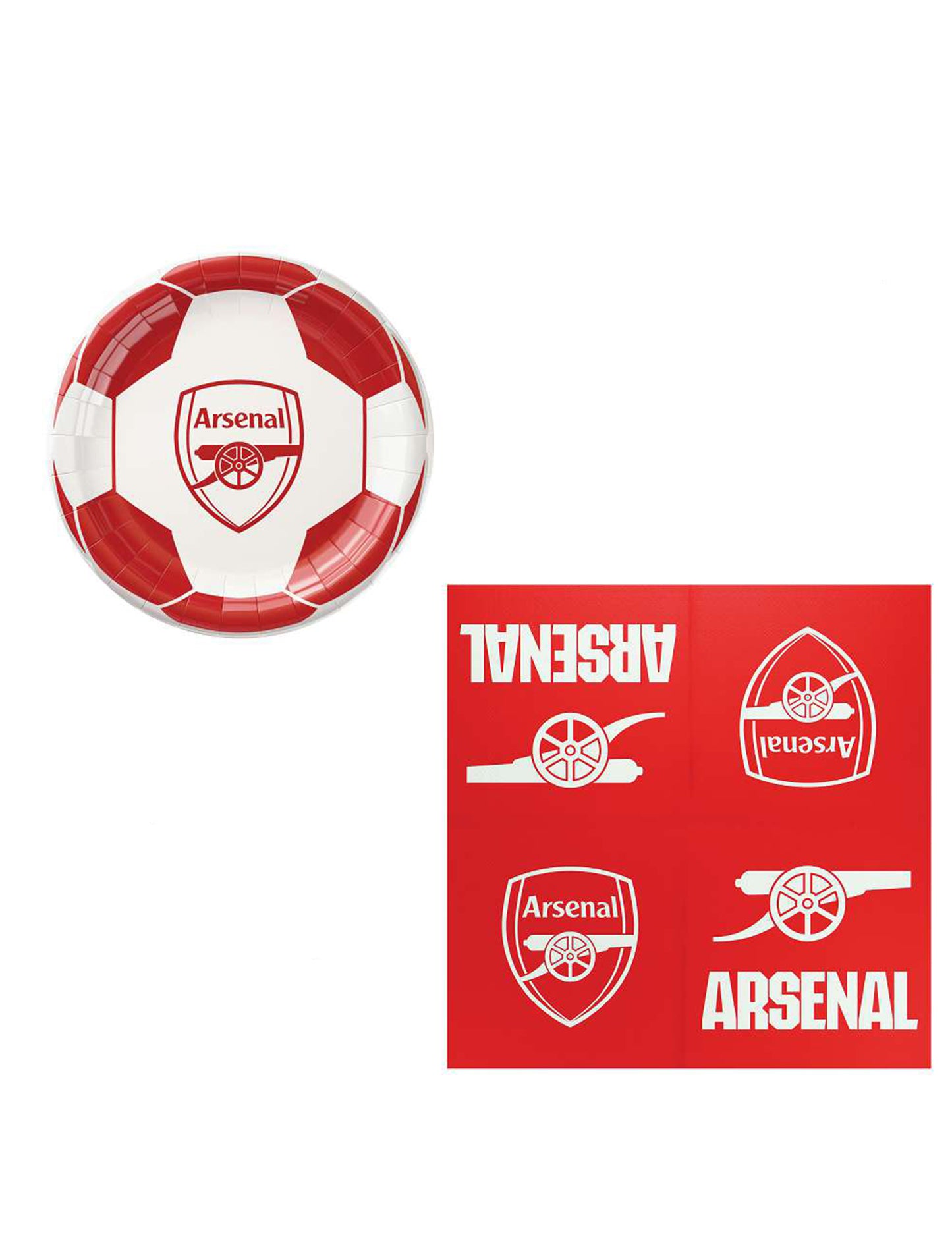 Kit de aniversário Arsenal Football Club 75 peças