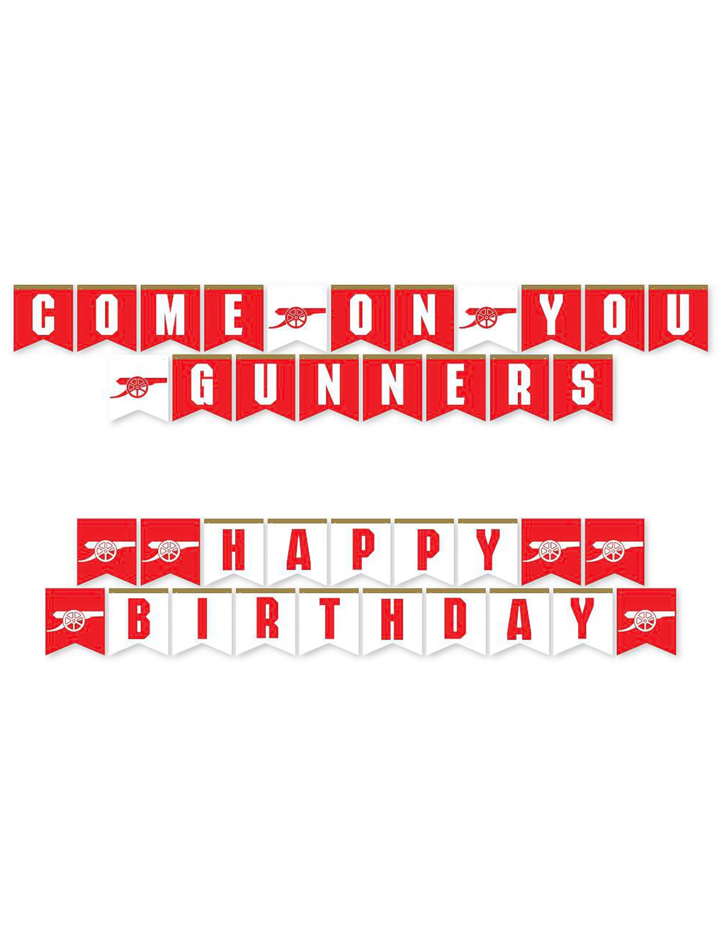 Kit de aniversário Arsenal Football Club 75 peças