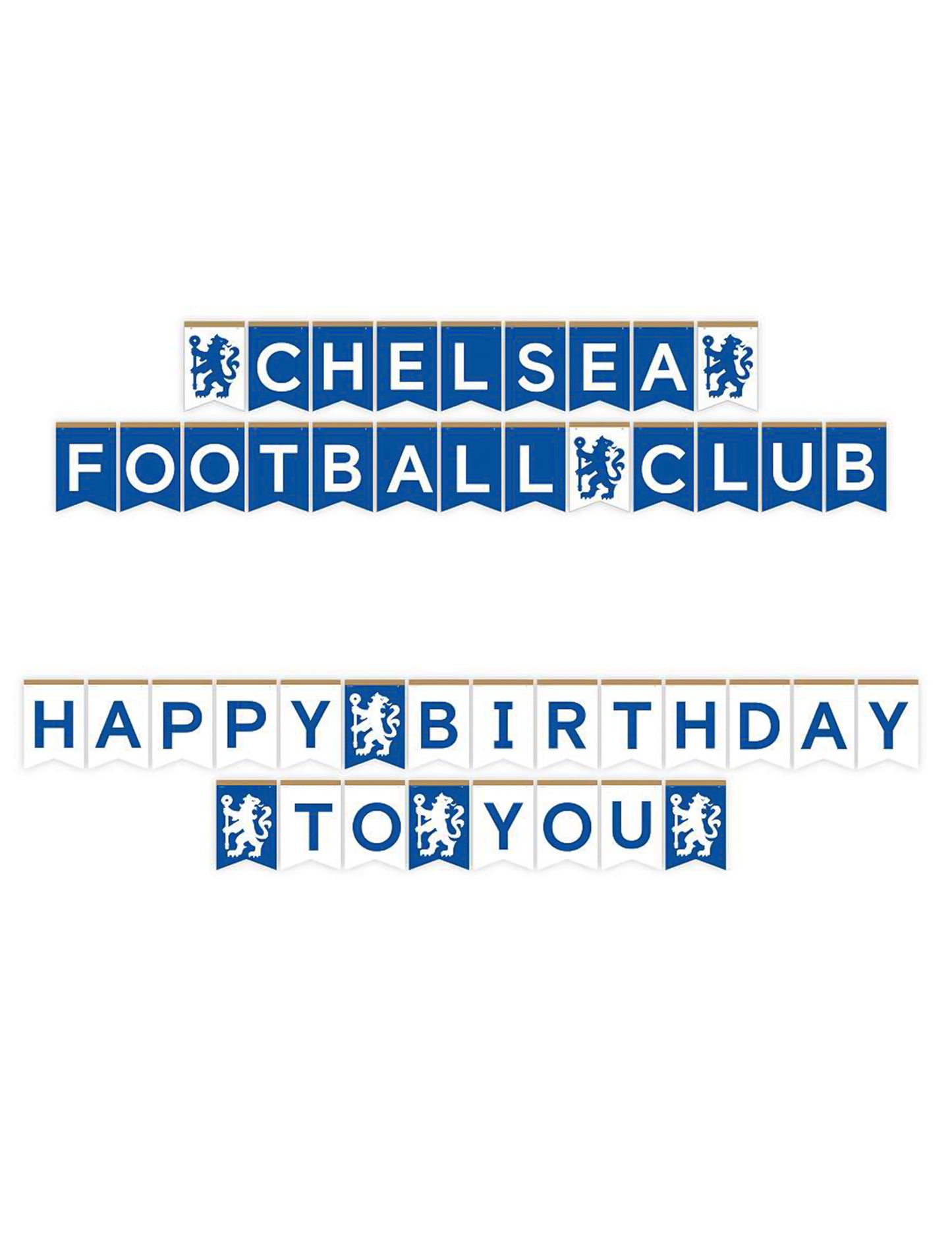 Kit de aniversário Chelsea Football Club 75 peças