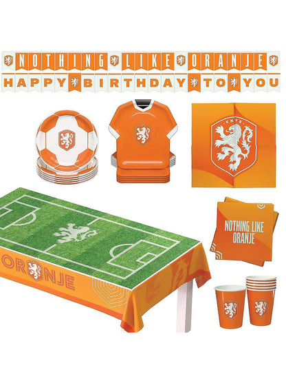 Kit de aniversário Federação Holandesa de Futebol 44 peças