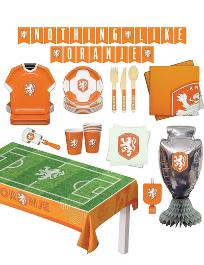 Kit de aniversário Federação Holandesa de Futebol 75 peças