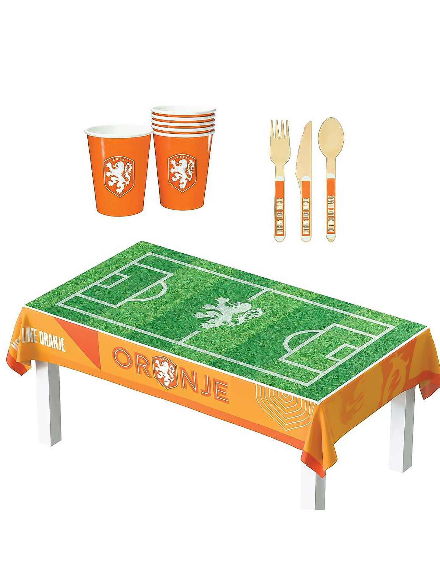 Kit de aniversário Federação Holandesa de Futebol 75 peças