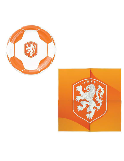 Kit de aniversário Federação Holandesa de Futebol 75 peças