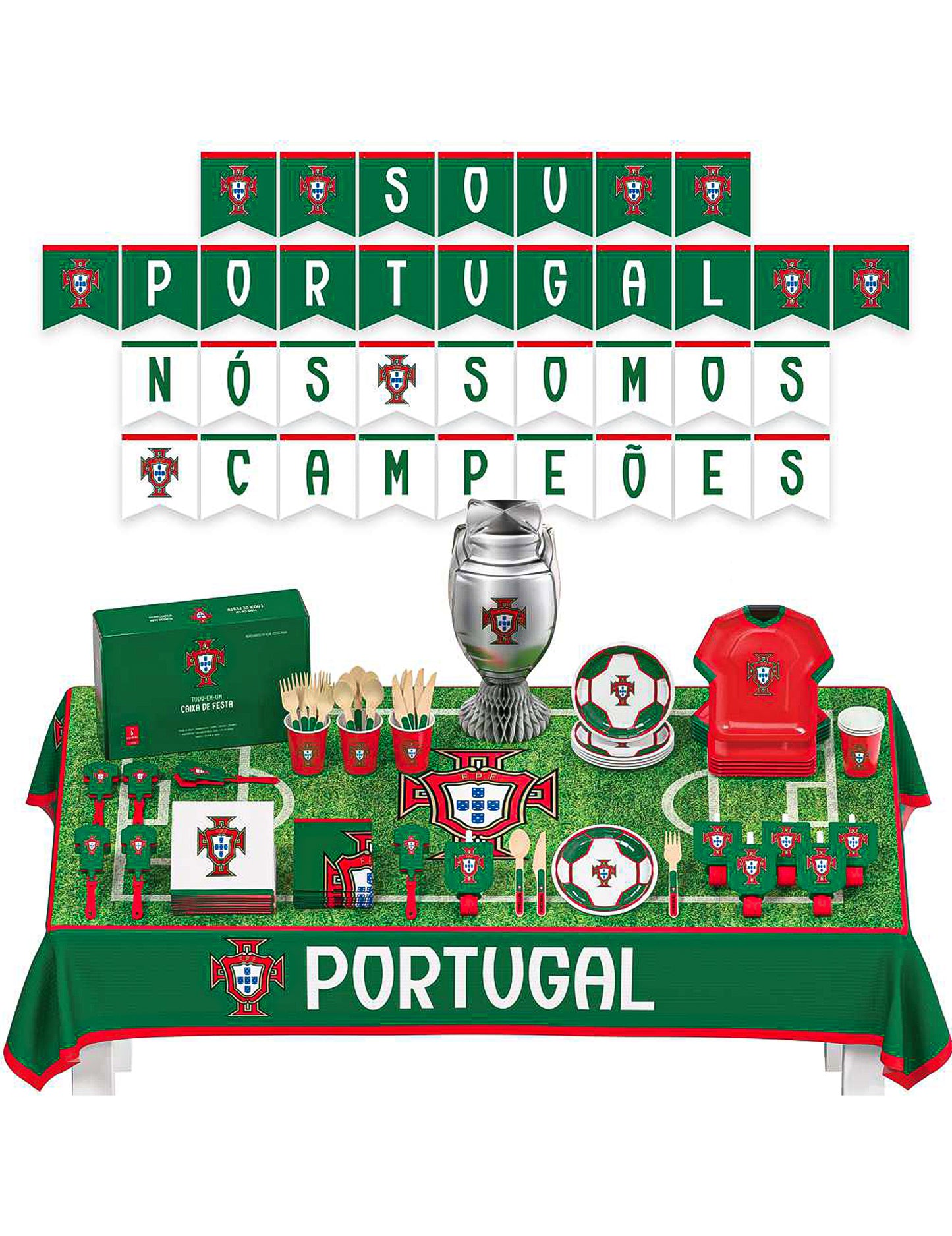 Kit de aniversário Federação Portuguesa de Futebol 75 peças