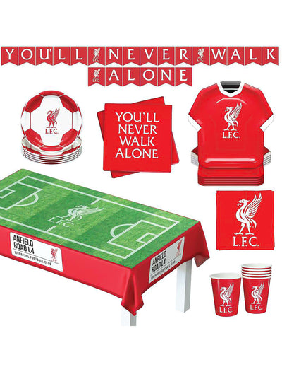 Kit de aniversário Liverpool Football Club 44 peças