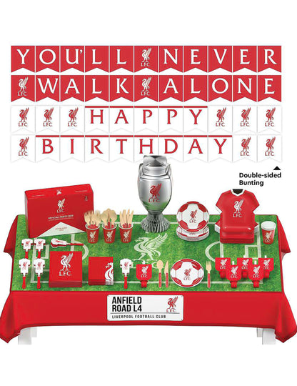 Kit de aniversário Liverpool Football Club 75 peças