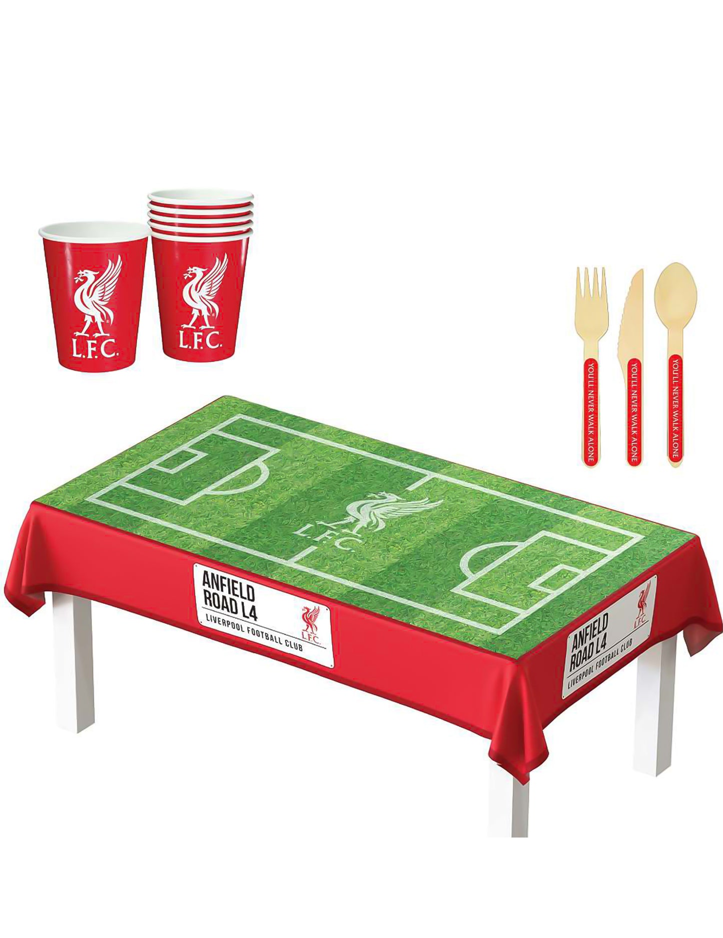 Kit de aniversário Liverpool Football Club 75 peças