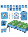 Kit de aniversário Manchester City Football Club 44 peças