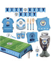 Kit de aniversário Manchester City Football Club 75 peças