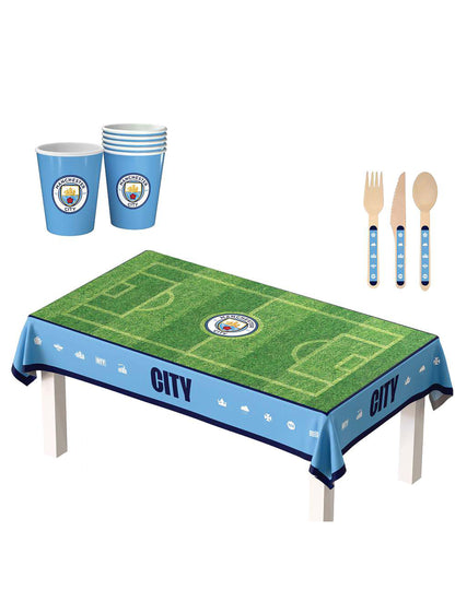 Kit de aniversário Manchester City Football Club 75 peças