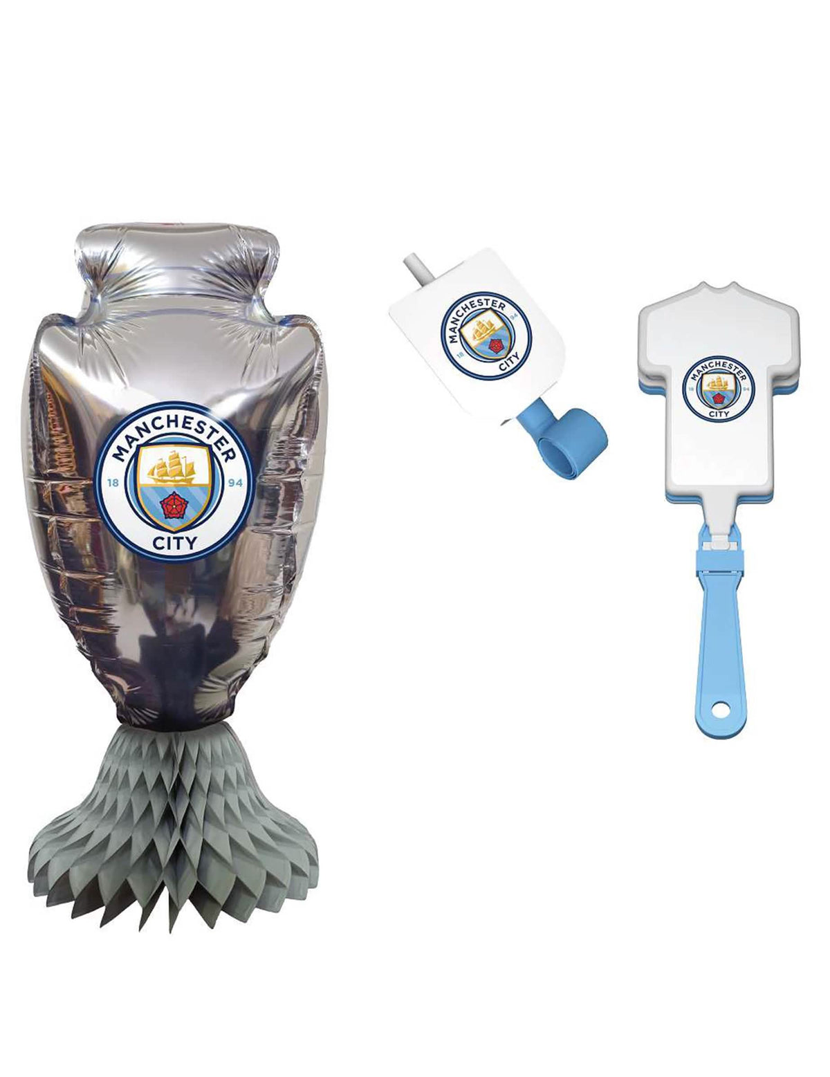 Kit de aniversário Manchester City Football Club 75 peças