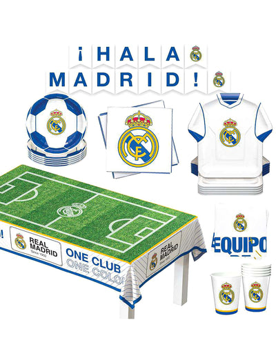 Kit de aniversário Real Madrid CF 44 peças