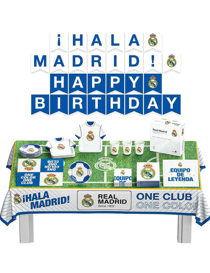 Kit de aniversário Real Madrid CF 44 peças