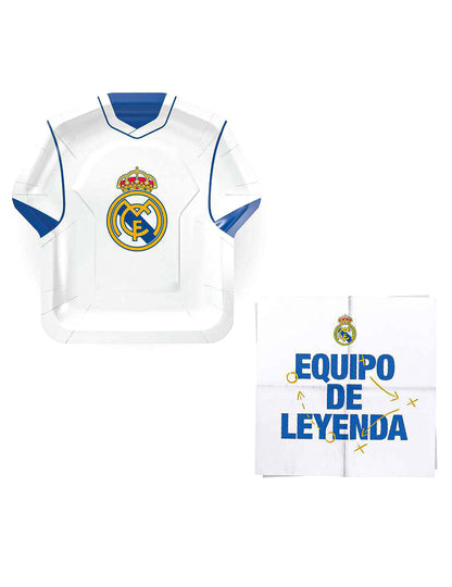 Kit de aniversário Real Madrid CF 44 peças