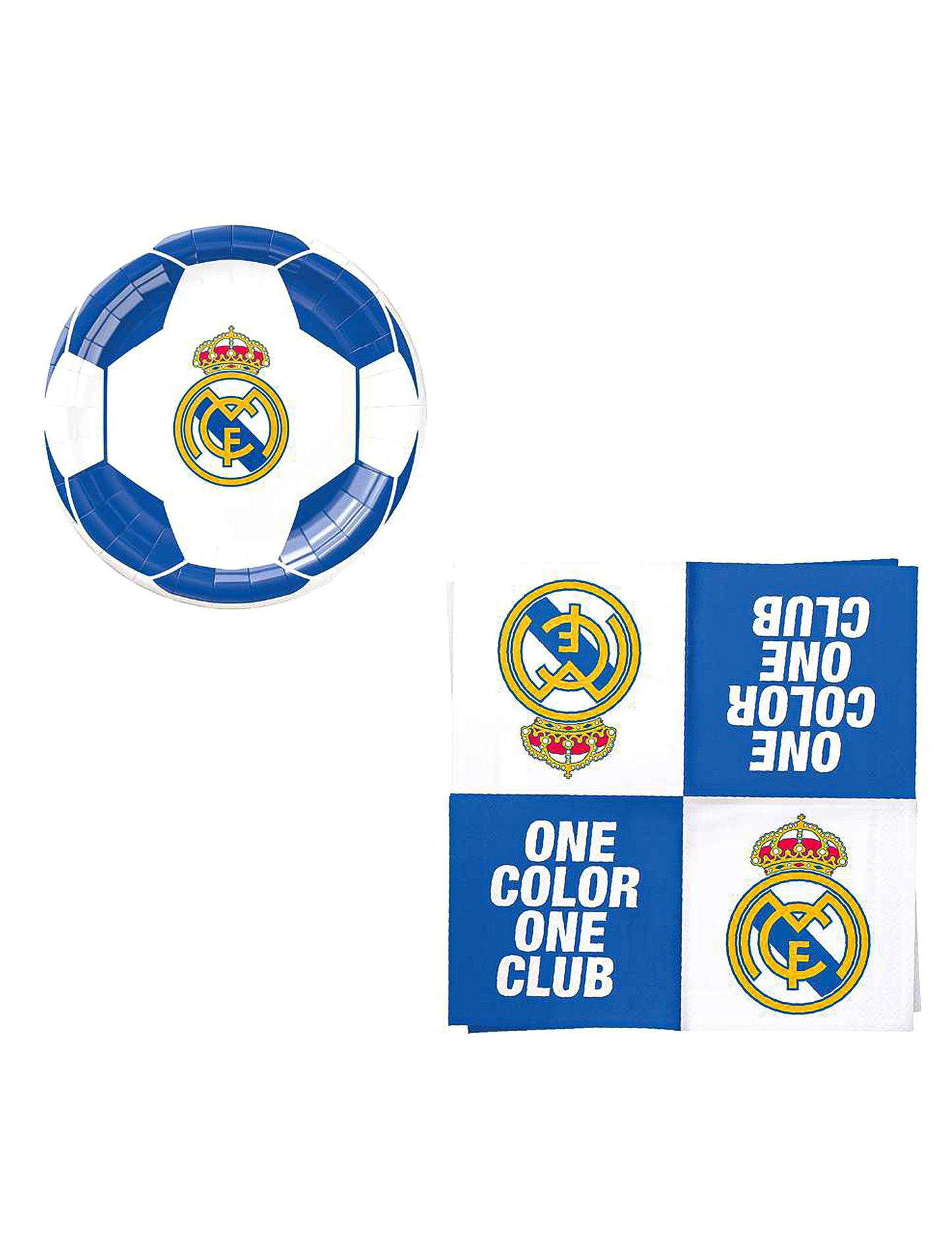 Kit de aniversário Real Madrid CF 44 peças