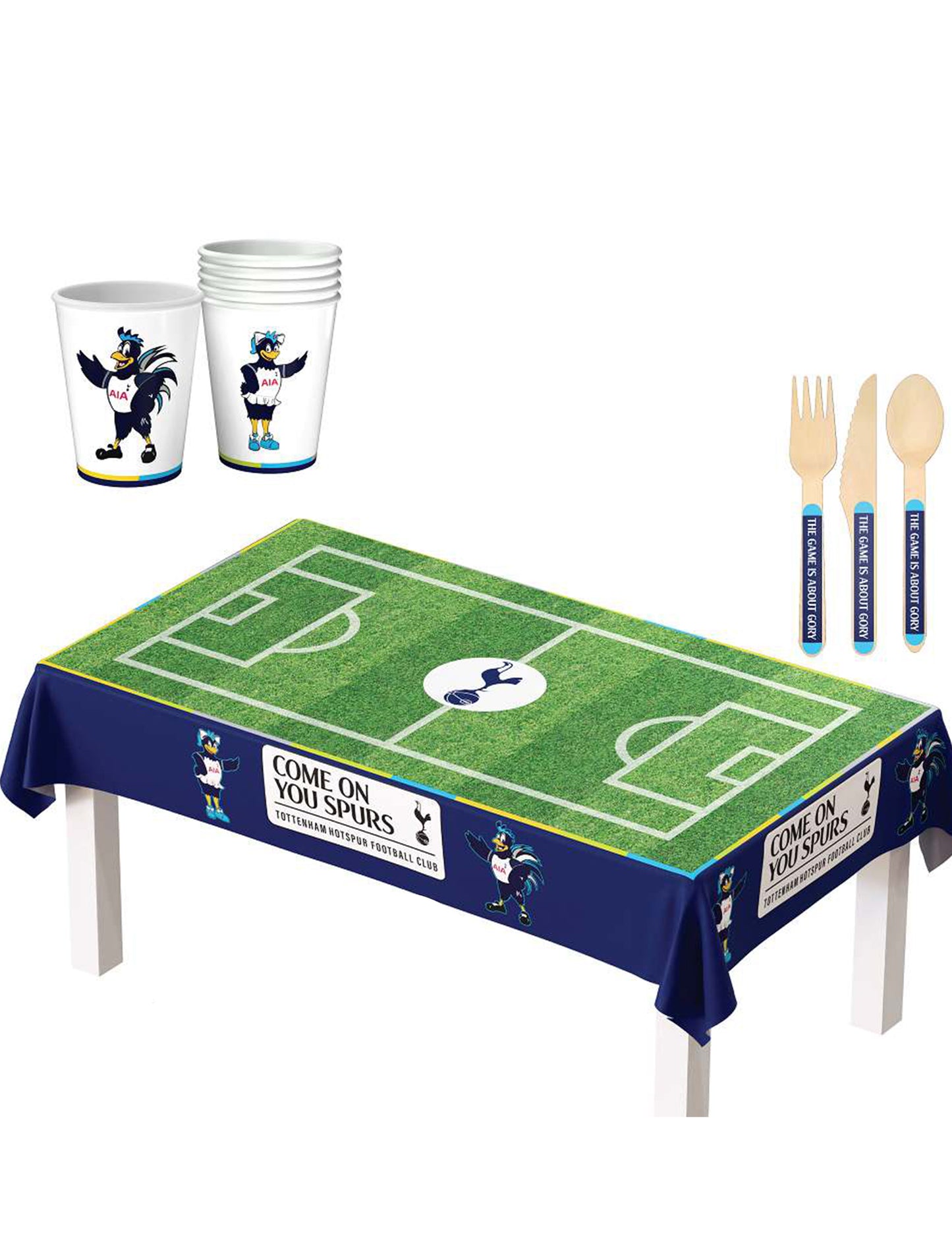 Kit de aniversário Tottenham Hotspur Football Club 75 peças