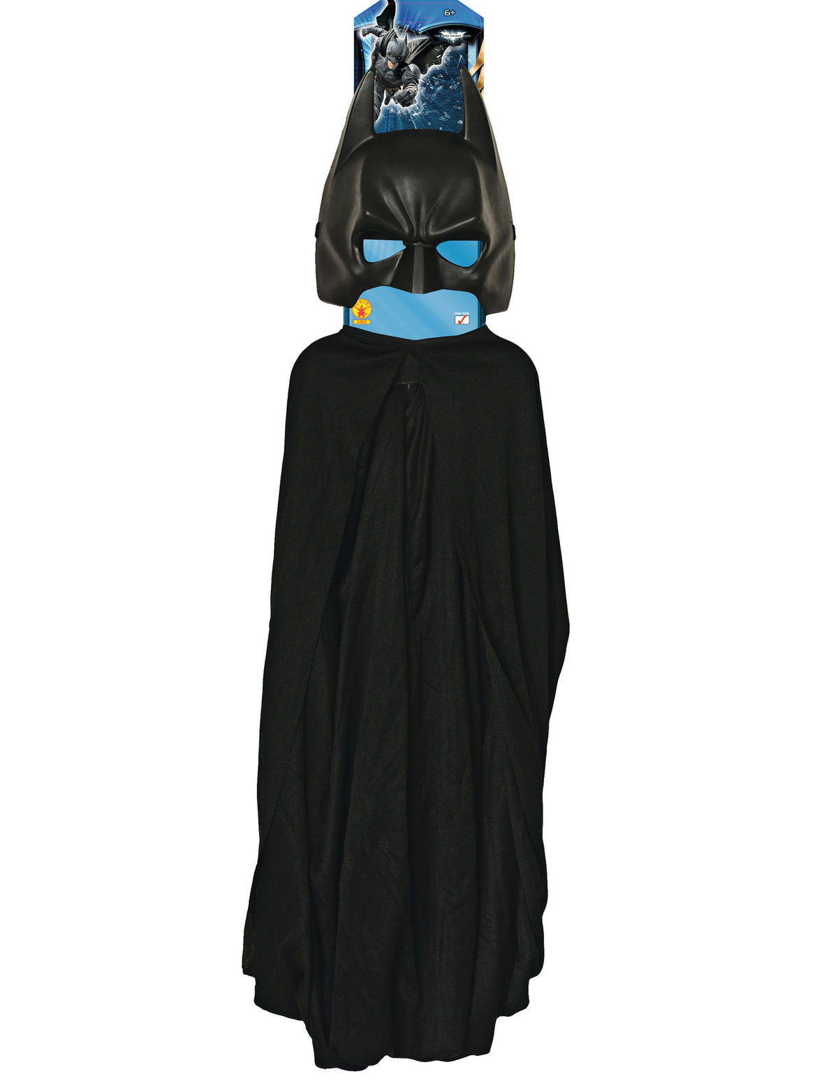 Vue d'ensemble du kit cape et masque Batman