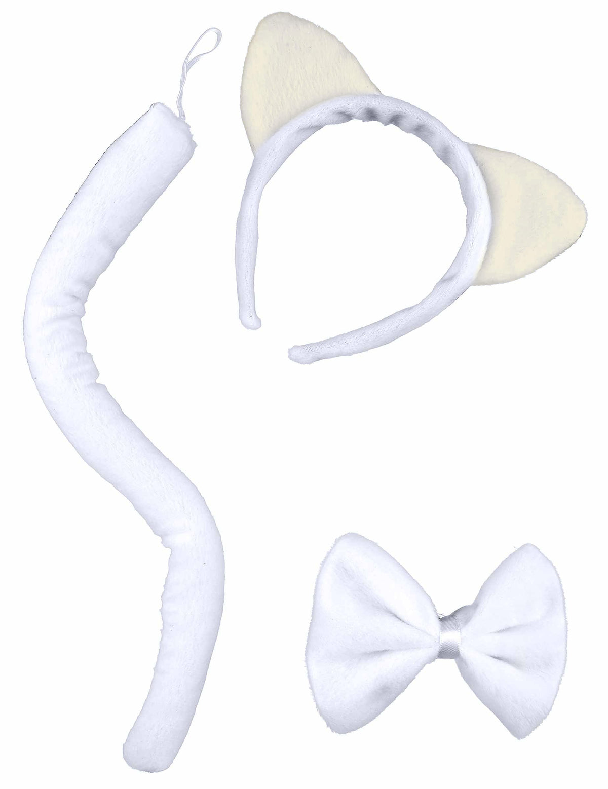 Kit gato branco - adulto