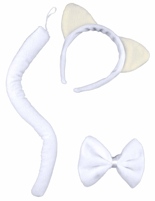 Kit gato branco - adulto