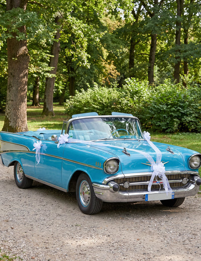 Kit de decoração de carro de luxo para casamento