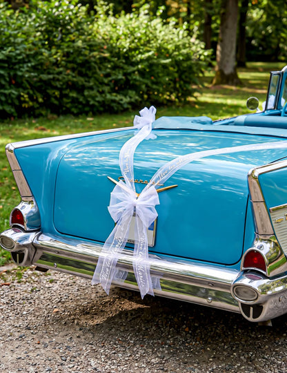 Kit de decoração de carro de luxo para casamento