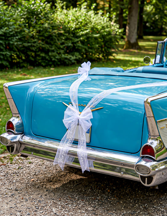 Kit de decoração de carro de luxo para casamento